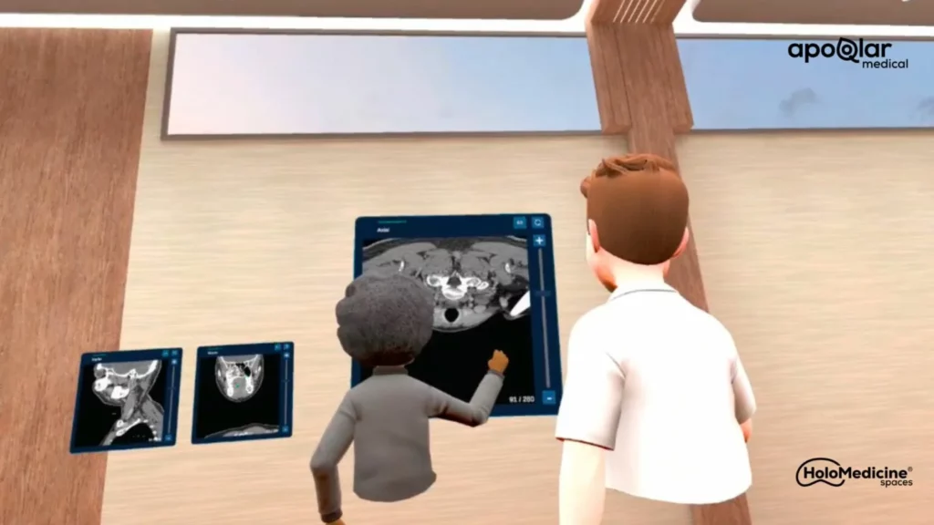 Annotated DICOM Images 3D for medical education