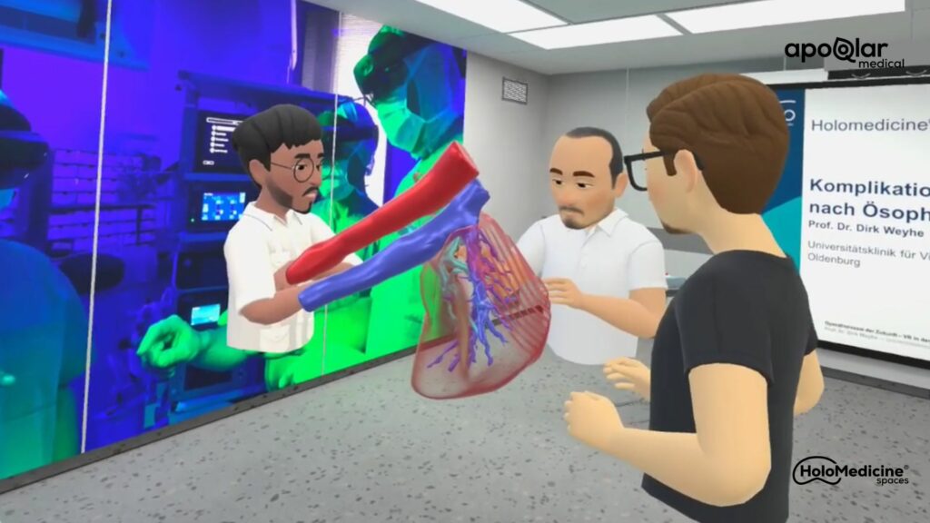 Peer-to-peer interactions for Medical education in Virtual Reality