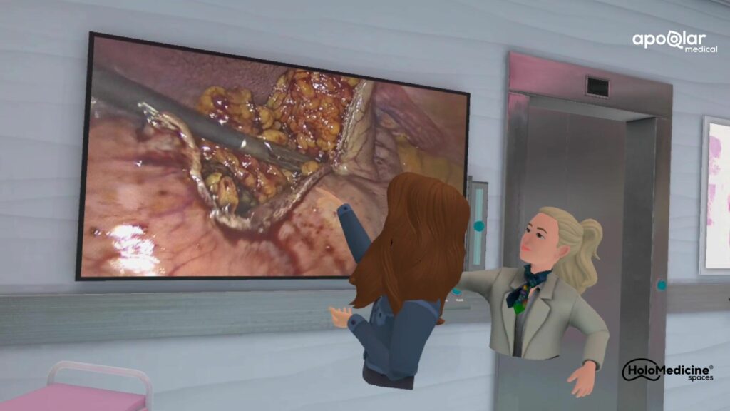 Video for medical training in virtual reality