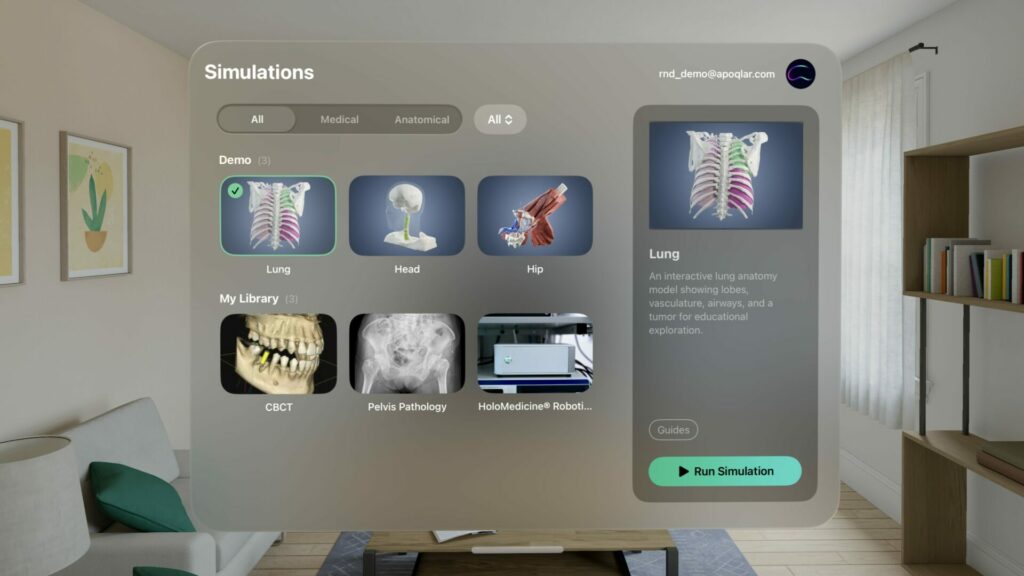 HoloMedicine® Simulation